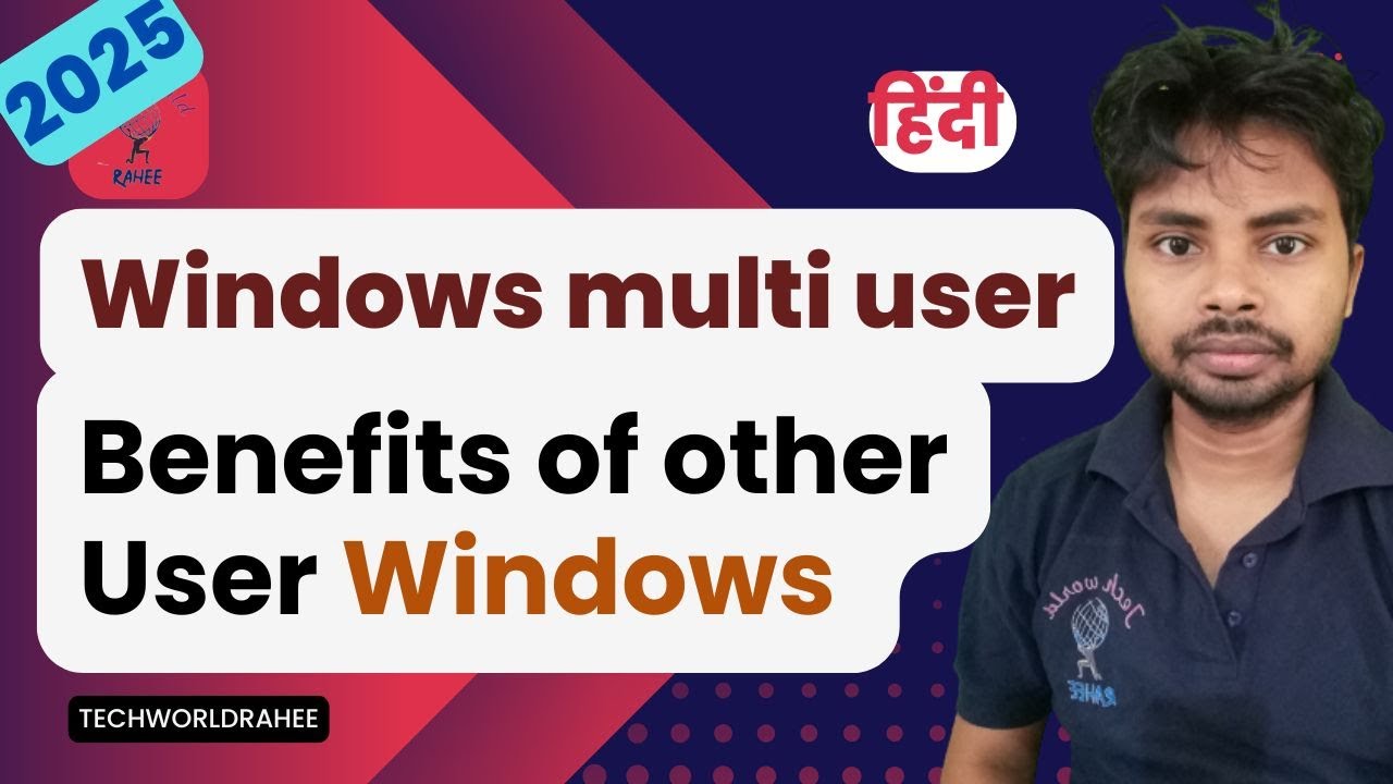 Benefits of other User account in windows | Windows user accounts | Windows multi user