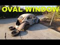 1955 OVAL WINDOW VW BUG Restoration part 1  Metalwork the hood