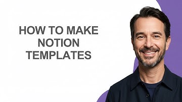 How to Make Notion Templates - KevinHowTo