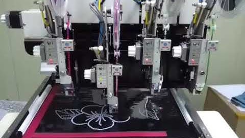 Automatic Spangle(Sequin) motif machine