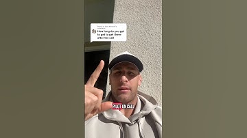 Airline Pilot on Call callout time? #pilotlife #airlinepilot #pilot