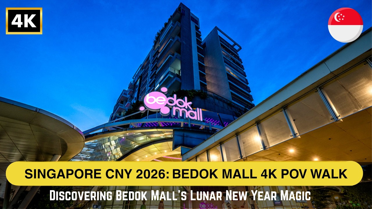 Singapore's Bedok Mall CNY 2026 🧧 4K POV Walk | Lunar New Year Vibes in Singapore