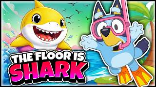BLUEY - FLOOR IS SHARK🦈 Brain Break for Kids | Bluey Freeze Dance | Danny Go | Just Dance