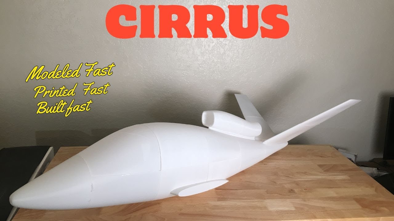 How to model a Cirrus jet like Ramy RC in Fusion 360/CAD Printed it ...
