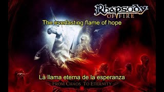 Rhapsody Of Fire - Aeons Of Raging Darkness (Lyrics &amp; Sub. Español)