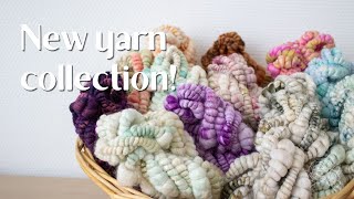 New handspun vegan art yarns now available in my shop! 🎉