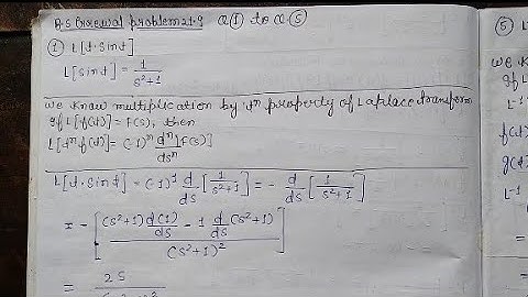 Problem:-21.9 Question number:-01 to 05 B.S Grewal Laplace transform || GAUTAM BUDDHA