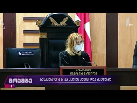 სასამართლომ ნიკა მელიას პატიმრობა შეუფარდა