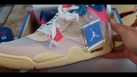 ASMR Unboxing UNION x NIKE Air Jordan 4 Retro Guava Ice!