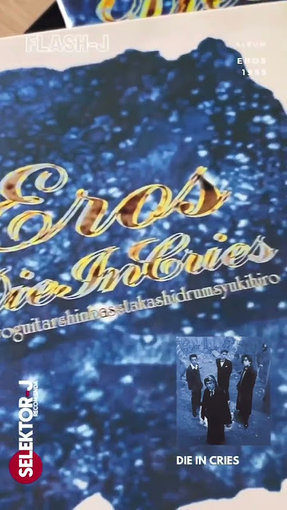 FLASH-J: DIE IN CRIES - Eros(1993). #jmusic #90s #vk #jrock #jmusiccollection #cdcollection