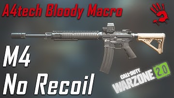 A4tech Bloody Mouse No Recoil Macro for M4 / Call Of Duty Warzone 2.0