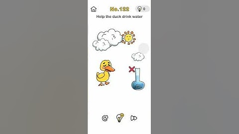 brain out level 122 help the duck drink water solution walkthrough