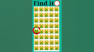 HOW GOOD ARE YOUR EYES  | Find The Odd Emoji Out | Emoji Puzzle Quiz