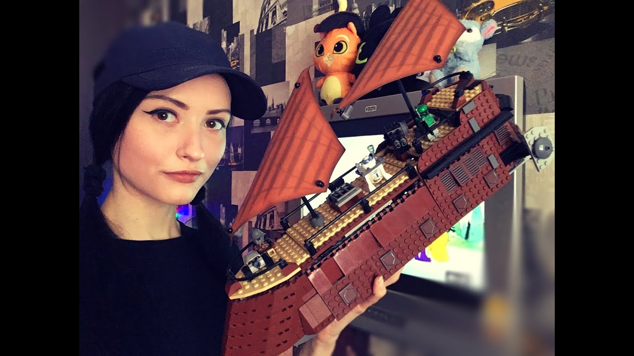 ASMR LEGO STAR WARS, Обзор Баржи Джаббы Хатта, Хан Соло, Принцесса Лея, Люк Скайуокер, АСМР, 6210