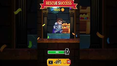 Rescue Hero: Pull The Pin - How To Loot? - Level 80 and 81 | Puzzle Game #Shorts