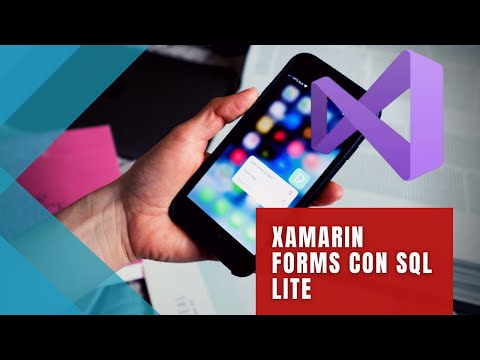 CRUD Sqlite Xamarin Forms 📱| Crud Xamarin Forms | MVVM C# ( Visual Studio 2022)