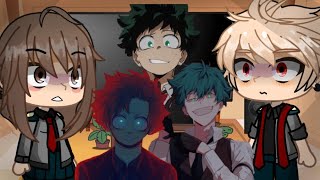 Class 1A reacts to Villain Deku |MHA| •Gacha Club• READ DISC