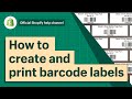 How to create and print barcode labels || Shopify Help Center