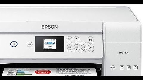 Epson EcoTank ET-2760 Wireless Color All-in-One Cartridge-Free Supertank Printer