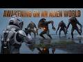 “Awakening on an Alien World” AI Short Film space universe sci-fi 4K