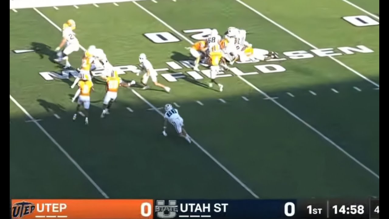 UTEP @ Utah St, Condensed Full Game - Week 1, 2025