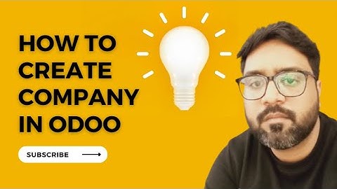 How to create Company in Odoo