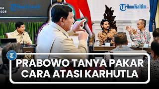 Prabowo Undang 22 Pakar ke Istana, Minta Cara Atasi Karhutla di Lahan Gambut