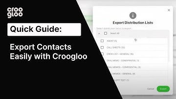 Export Contacts Easily with Croogloo