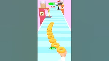 Donut Stack Run 3D #shorts #gaming