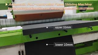 Automatic Foam Sheet Skiving Machine | PLC Controlled EPE XPE EVA Foam Splitting Machine