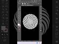 Spiral circular pattern in illustrator #shorts