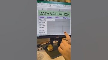 Data validation in excel ✅||excel||advance excel #excel #tipsntricks #shorts #yiutubeviralshorts