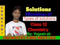 Class 12 Chemistry/Solutions/Revision Yogesh sir