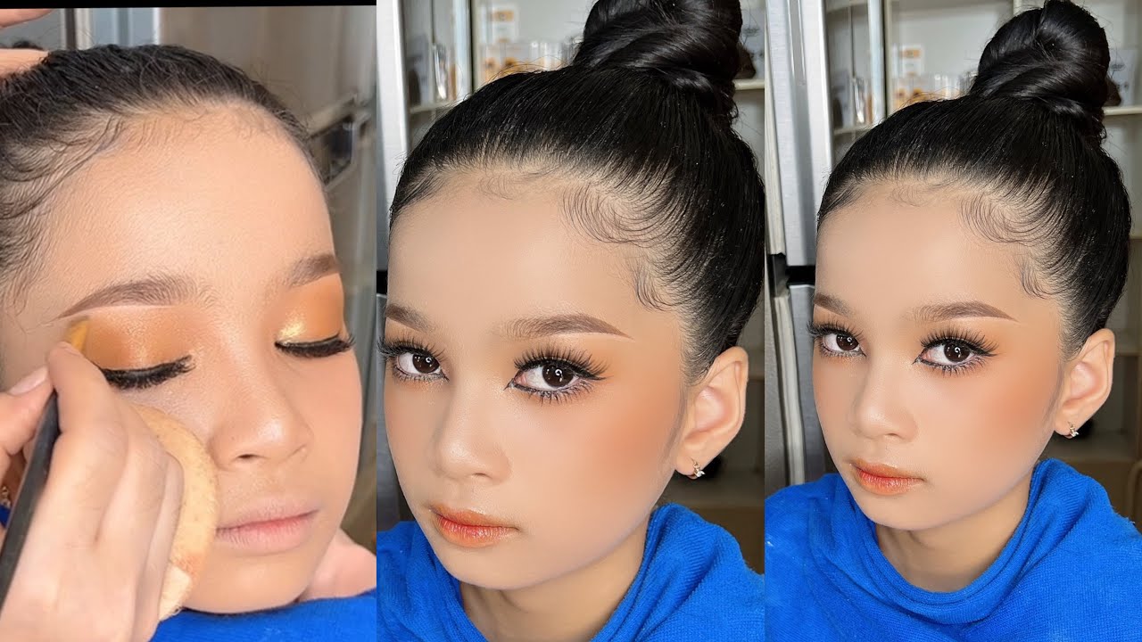 របៀបផាត់មុខស្តាយថ្មីស្អាតផ្លែក💄ថ្ងៃនេះសុំបែបពណ៌ការ៉ុត