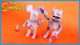 Super7 Ultimates! The Simpsons Wave 1 ROBOT ITCHY & SCRATCHY Action Figure Review