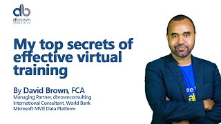 My top secrets of effective virtual training