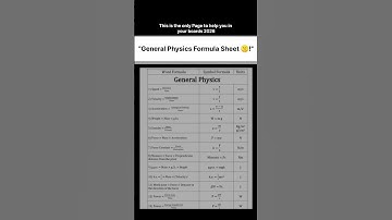 physics formula sheet #exam #neet #physics #formula1 #jee