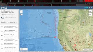 Major plate movement along the west coast California, Nevada, 3/30/2021 4.7 4.3 3.2 Earthquakes