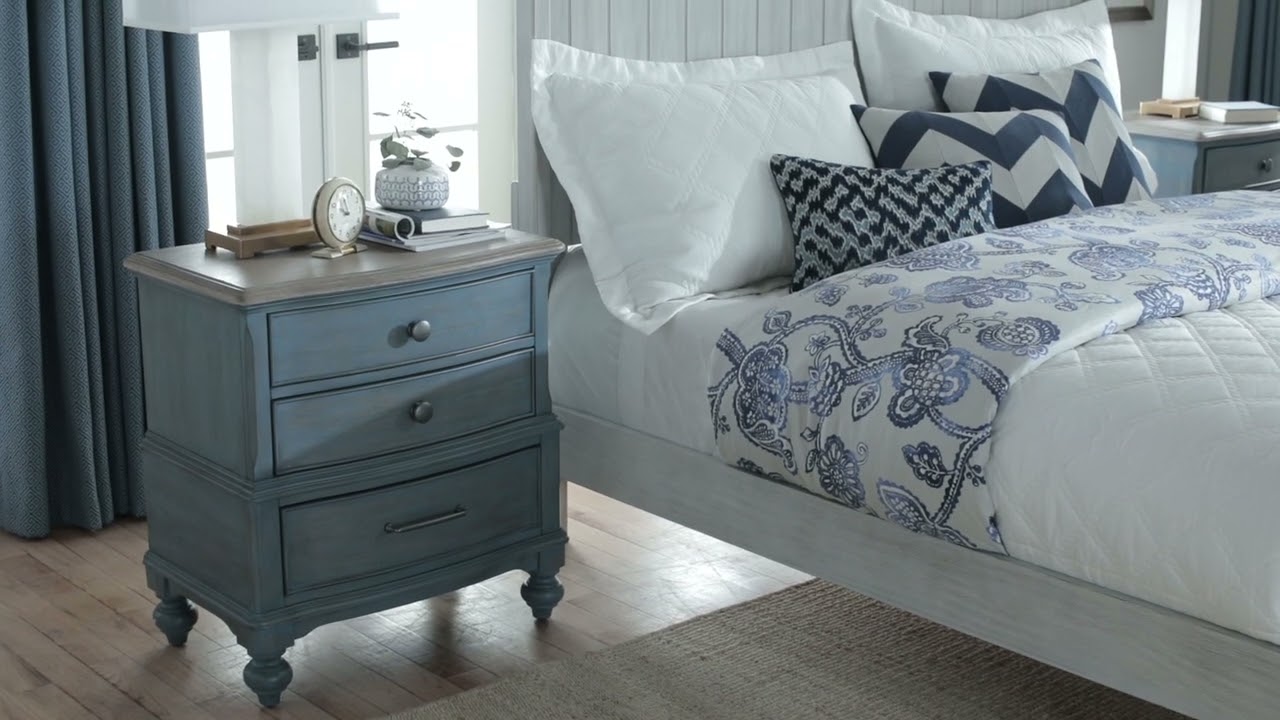 Litchfield Blue Denim Moray Nightstand from American Drew