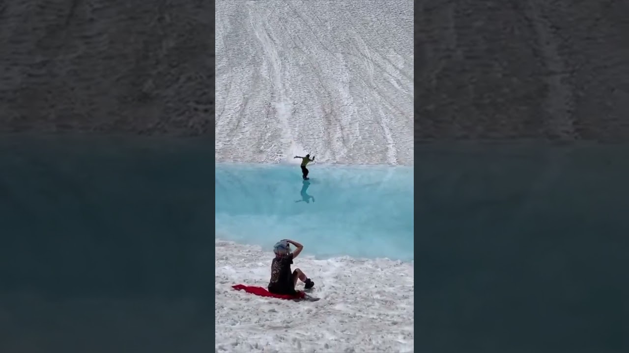 SNOWBOARDING ON WATER!! 💧 😮 