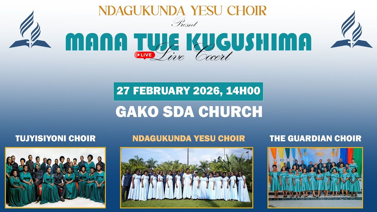 🔴 Livestream #NDAGUKUNDA_YESU Choir / Mana Tune Kugushima Concert