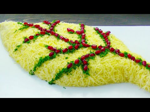 🎄Yeni ile yeni orjinal gorunuslu, super lezzetli salat resepti .