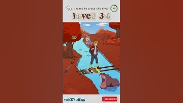 Tricky Mean lv 34 #trending #trickypuzzles #puzzle #gaming #games #funny #fyp #shorts #video #viral
