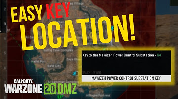 Mawizeh Power Control Substation key LOCATION GUIDE | Call of Duty Warzone 2.0 DMZ