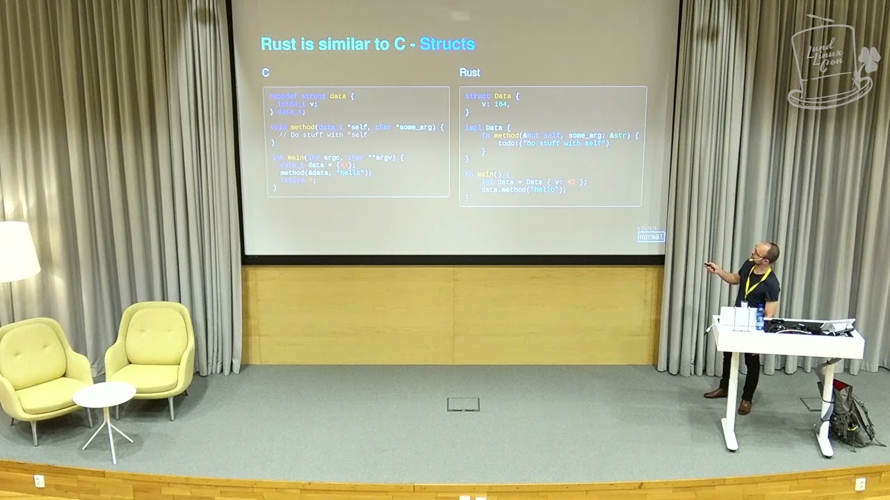 LLC 2022 - Rust in the kernel, by Andreas Hindborg