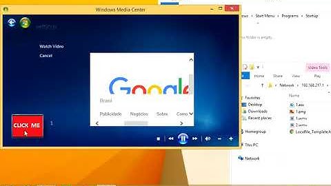 Microsoft Windows Media Center Vulnerability (wmv script) Demonstration (2)