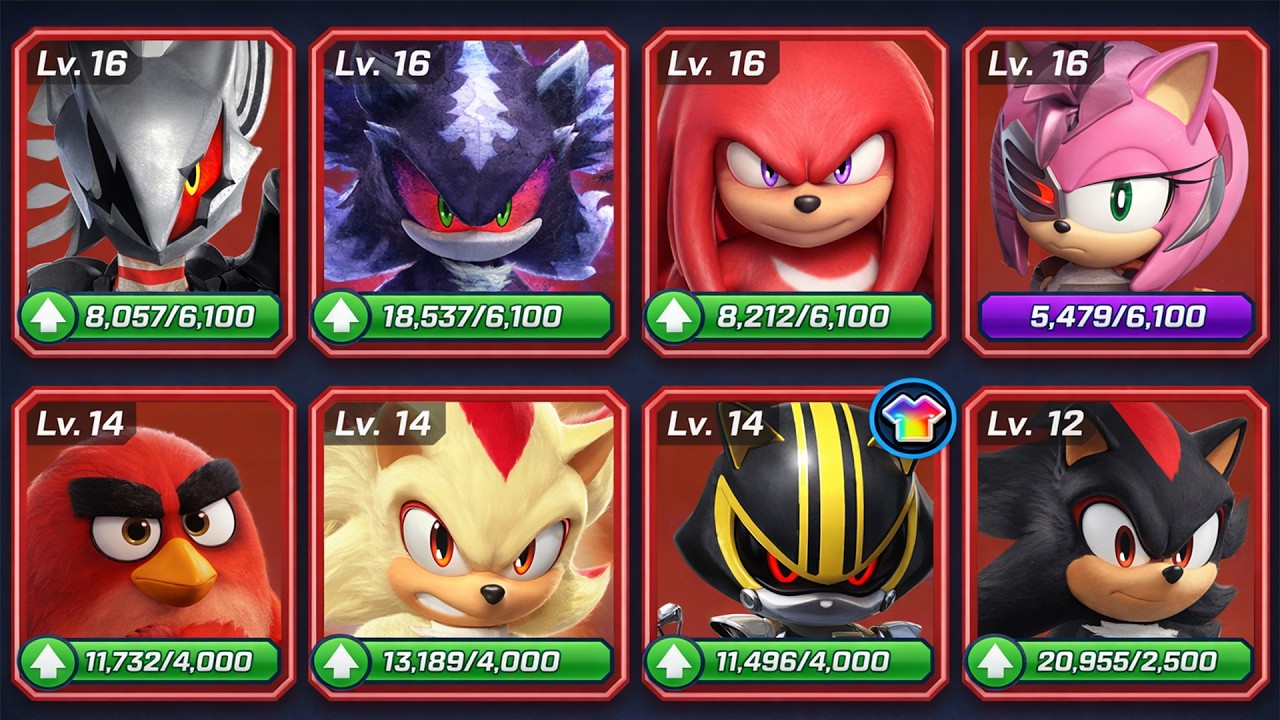 Sonic Forces Speed ​​Battle - Мои 8 лучших бегунов-претендентов: Инфинит, Мефилес, Шэдоу из фильм...