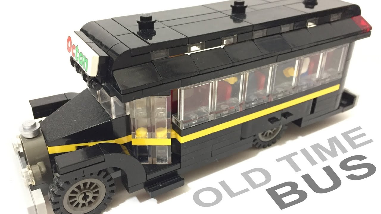 How to Build: LEGO Old Time Bus (Minifig scale!)