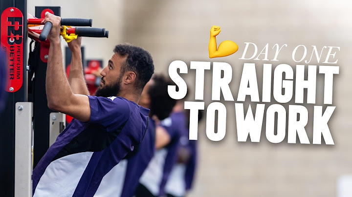 FIRST Workout Of Pre-Season 😤