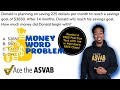 ASVAB Arithmetic Reasoning Practice Test Question - Money Word Problem: Working Backwards